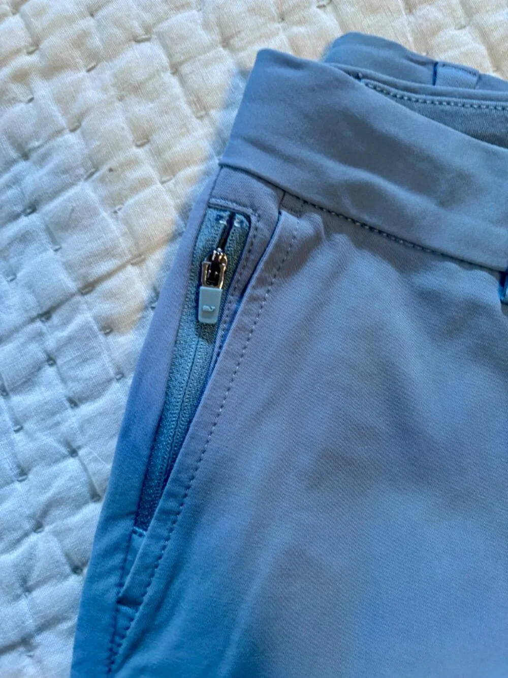 2 Pair of Vineyard Vines Performance Pants Size 14 - Khaki & Grey Blue